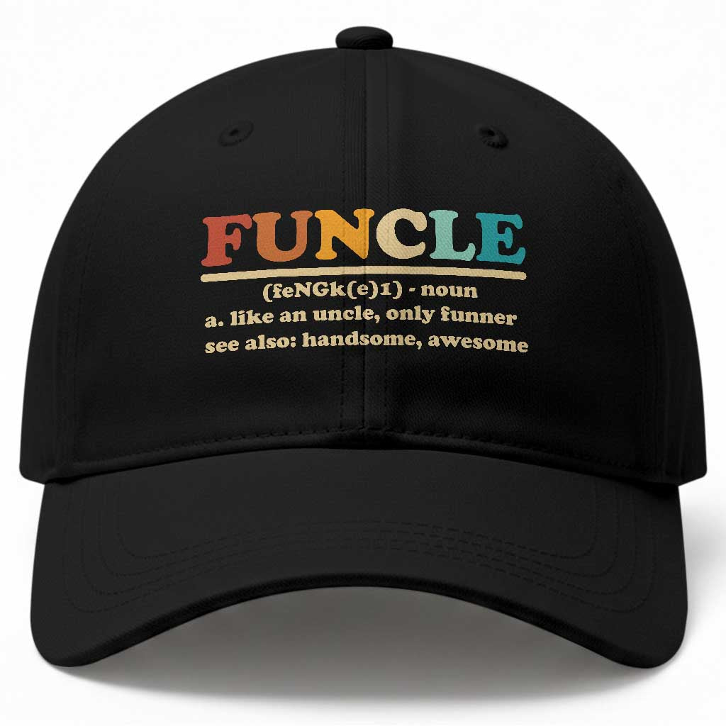 Funcle Funny Uncle Baseball Cap Like An Uncle Only Funner Fathers Day
