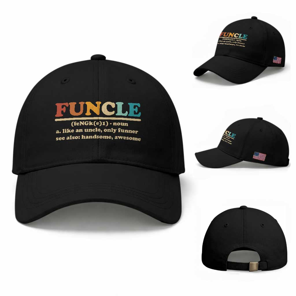 Funcle Funny Uncle Baseball Cap Like An Uncle Only Funner Fathers Day