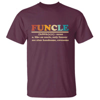 Funcle Funny Uncle T Shirt Like An Uncle Only Funner Fathers Day
