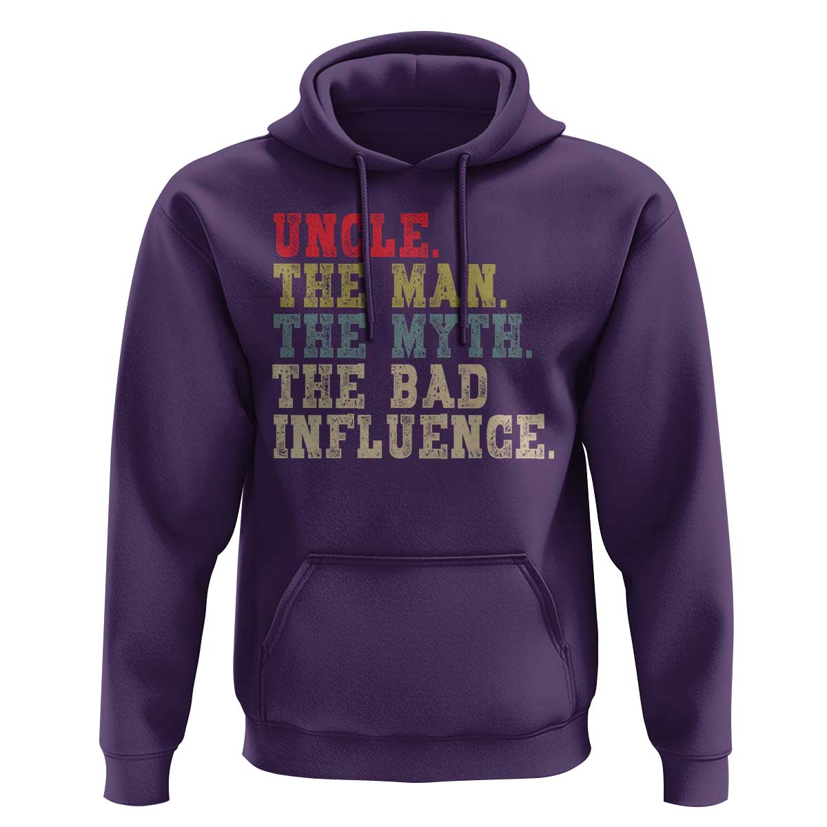 Retro Uncle Hoodie Best Funny Uncle Fathers Day