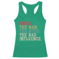 Retro Uncle Racerback Tank Top Best Funny Uncle Fathers Day