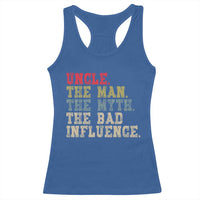 Retro Uncle Racerback Tank Top Best Funny Uncle Fathers Day