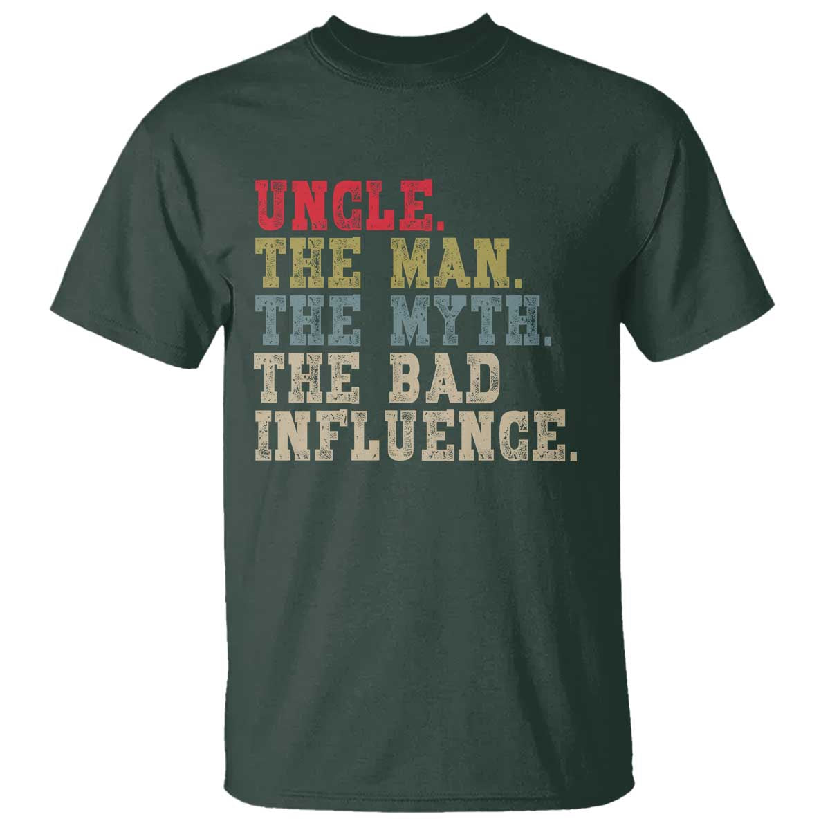 Retro Uncle T Shirt Best Funny Uncle Fathers Day