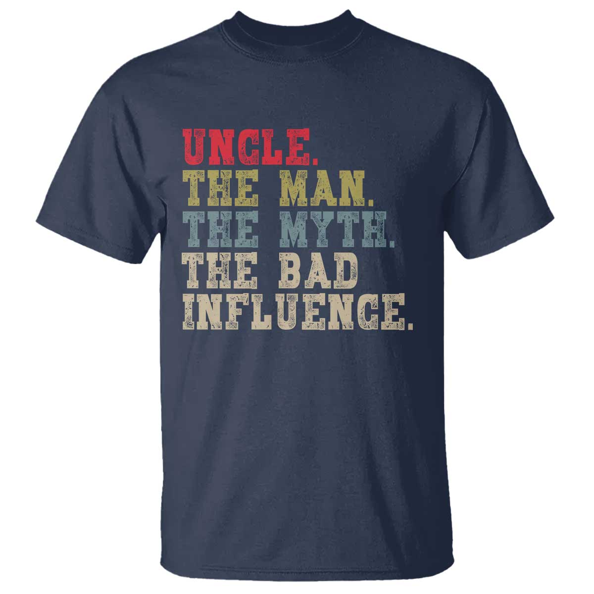 Retro Uncle T Shirt Best Funny Uncle Fathers Day