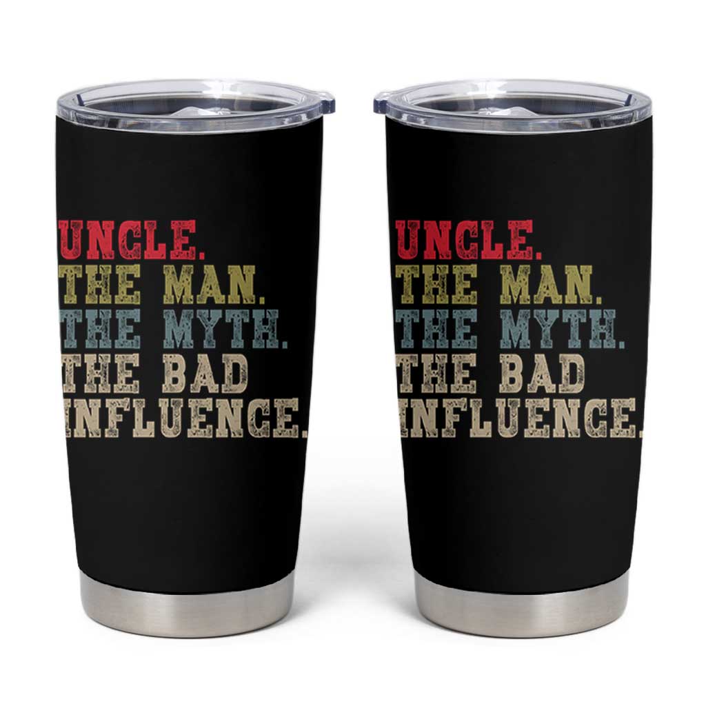 Retro Uncle Tumbler Cup Best Funny Uncle Fathers Day