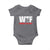 WTF Wheres The Fire Baby Onesie Funny Fireman Firefighter - Wonder Print Shop