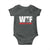 WTF Wheres The Fire Baby Onesie Funny Fireman Firefighter - Wonder Print Shop