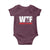 WTF Wheres The Fire Baby Onesie Funny Fireman Firefighter - Wonder Print Shop