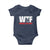 WTF Wheres The Fire Baby Onesie Funny Fireman Firefighter - Wonder Print Shop