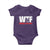 WTF Wheres The Fire Baby Onesie Funny Fireman Firefighter - Wonder Print Shop