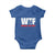 WTF Wheres The Fire Baby Onesie Funny Fireman Firefighter - Wonder Print Shop