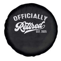 Officially Retired 2025 Spare Tire Cover Vintage Retirement