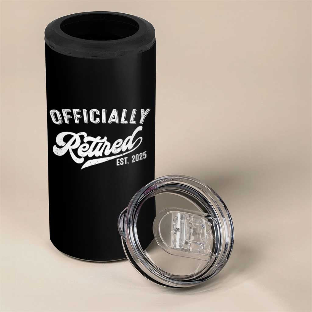 Officially Retired 2025 4 in 1 Can Cooler Tumbler Vintage Retirement