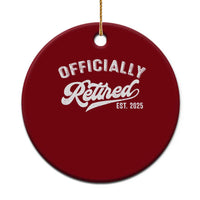 Officially Retired 2025 Ceramic Ornament Vintage Retirement - Wonder Print Shop