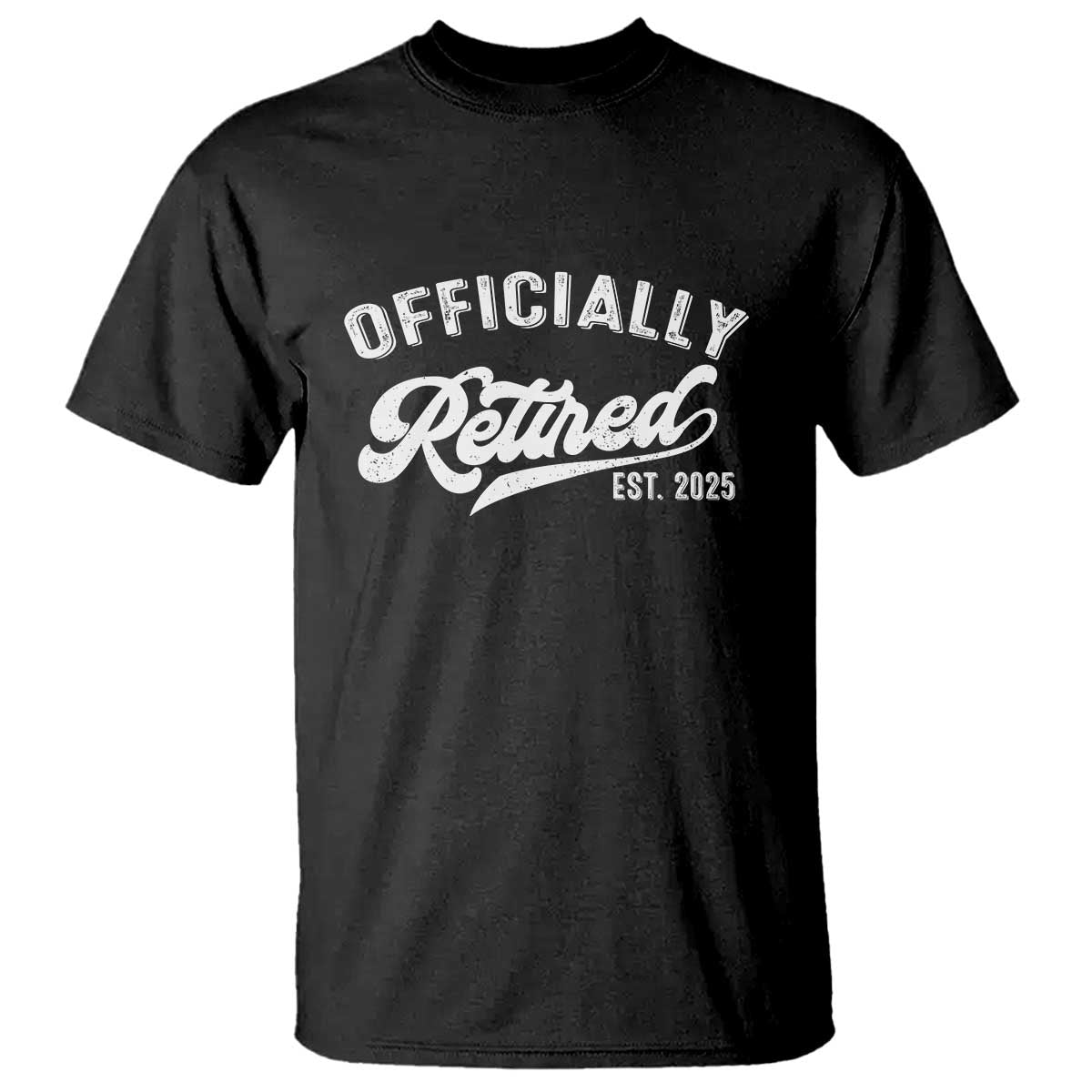 Officially Retired 2025 T Shirt Vintage Retirement