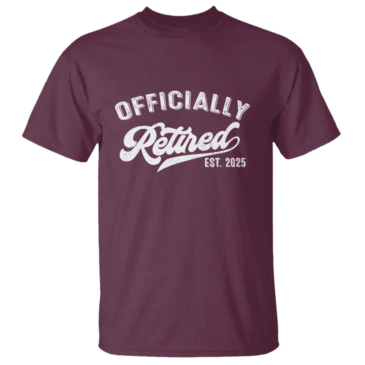 Officially Retired 2025 T Shirt Vintage Retirement