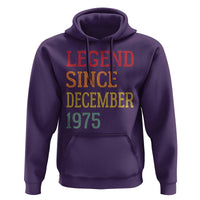 Legend Since December 1975 Hoodie Vintage Retro 50th Birthday Gifts - Wonder Print Shop