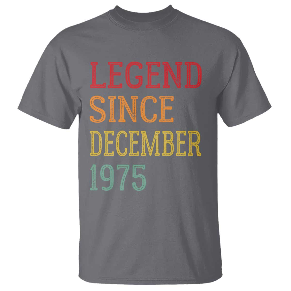 Legend Since December 1975 T Shirt Vintage Retro 50th Birthday Gifts - Wonder Print Shop