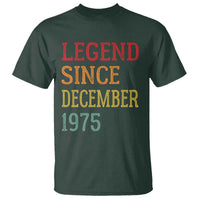 Legend Since December 1975 T Shirt Vintage Retro 50th Birthday Gifts - Wonder Print Shop