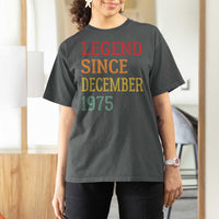 Legend Since December 1975 T Shirt For Women Vintage Retro 50th Birthday Gifts - Wonder Print Shop