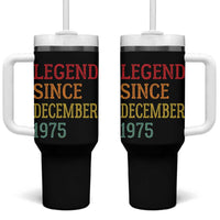Legend Since December 1975 Tumbler With Handle Vintage Retro 50th Birthday Gifts - Wonder Print Shop