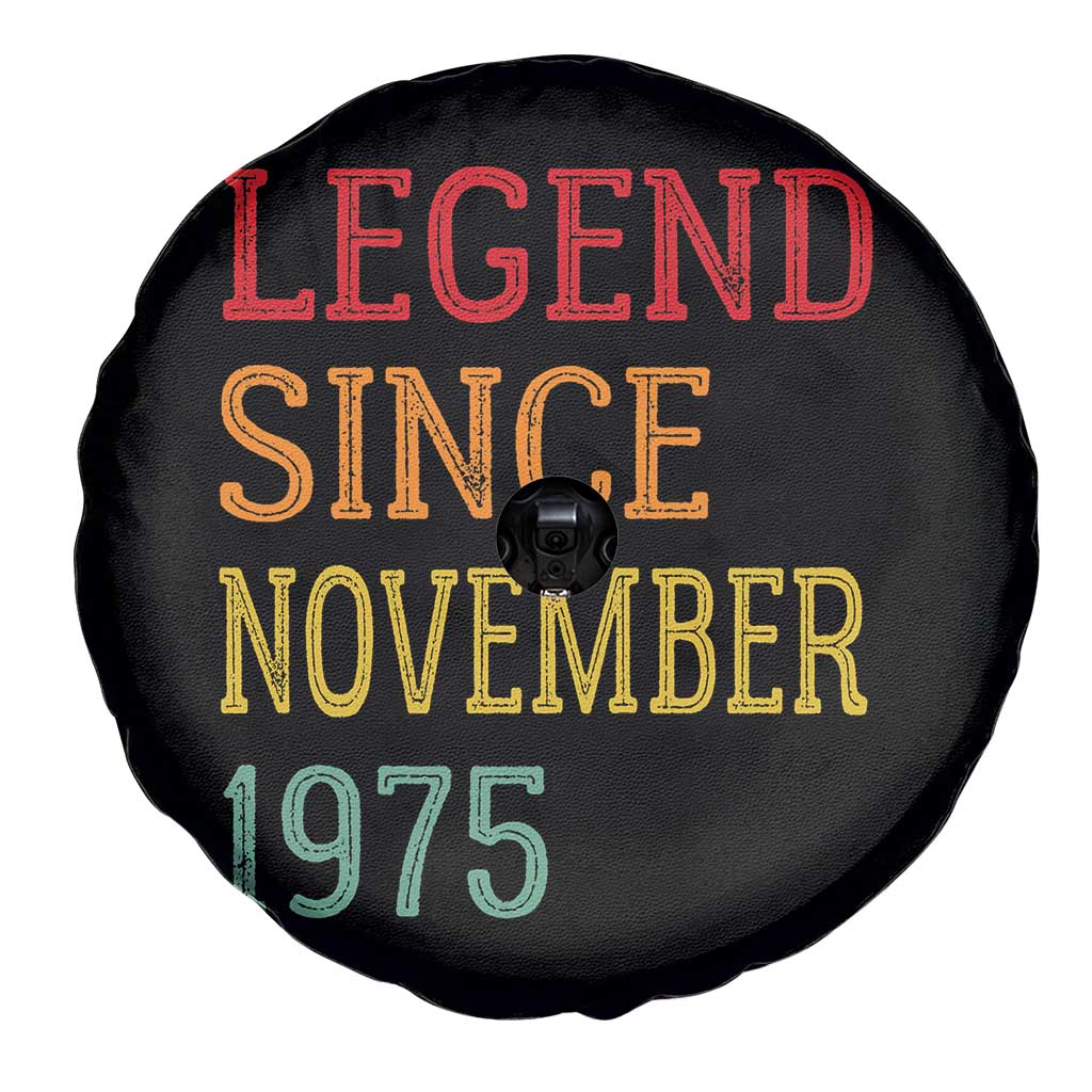 Legend Since November 1975 Spare Tire Cover Vintage Retro 50th Birthday Gifts - Wonder Print Shop