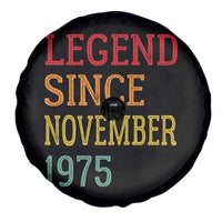Legend Since November 1975 Spare Tire Cover Vintage Retro 50th Birthday Gifts - Wonder Print Shop