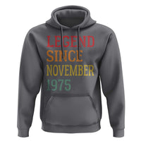 Legend Since November 1975 Hoodie Vintage Retro 50th Birthday Gifts - Wonder Print Shop