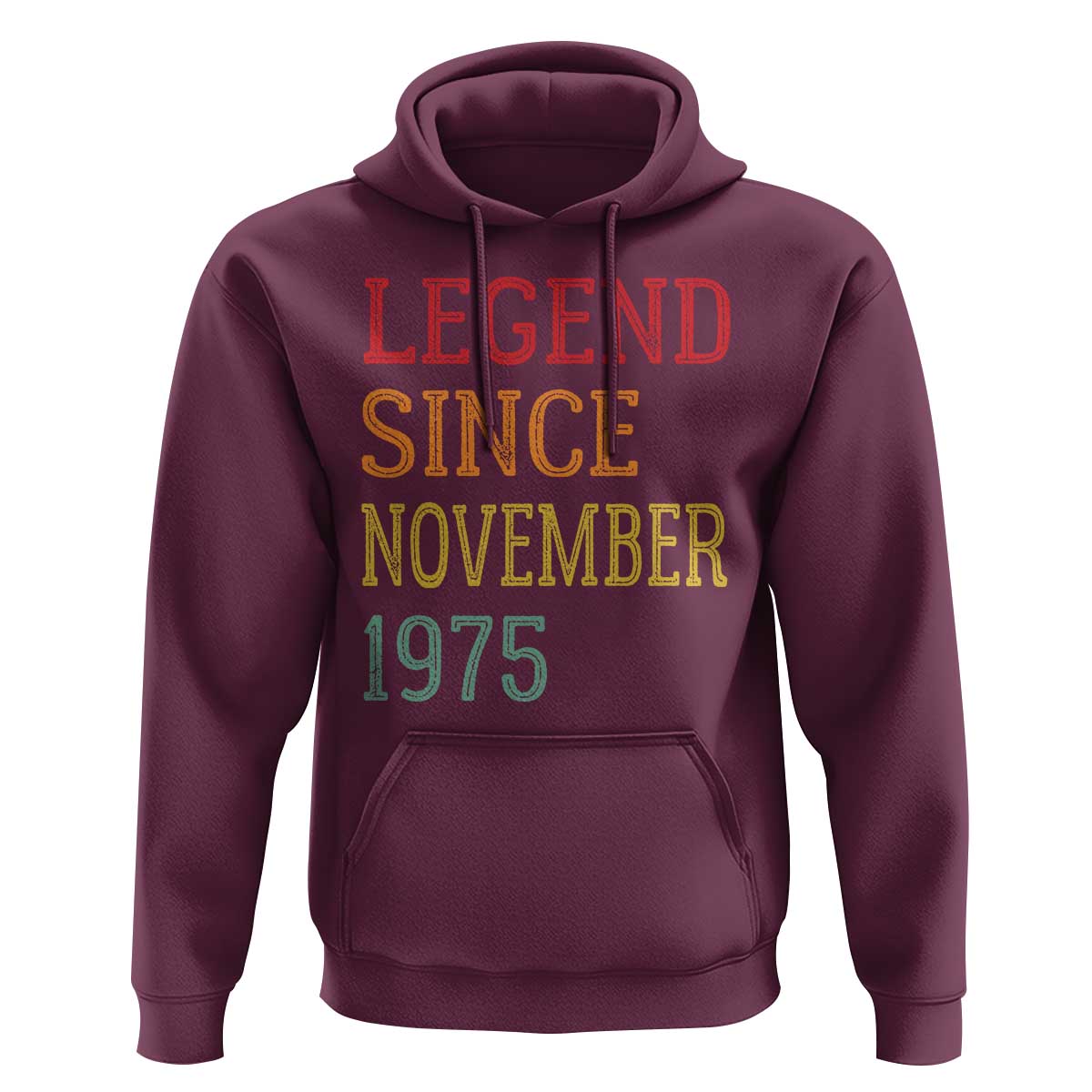 Legend Since November 1975 Hoodie Vintage Retro 50th Birthday Gifts - Wonder Print Shop