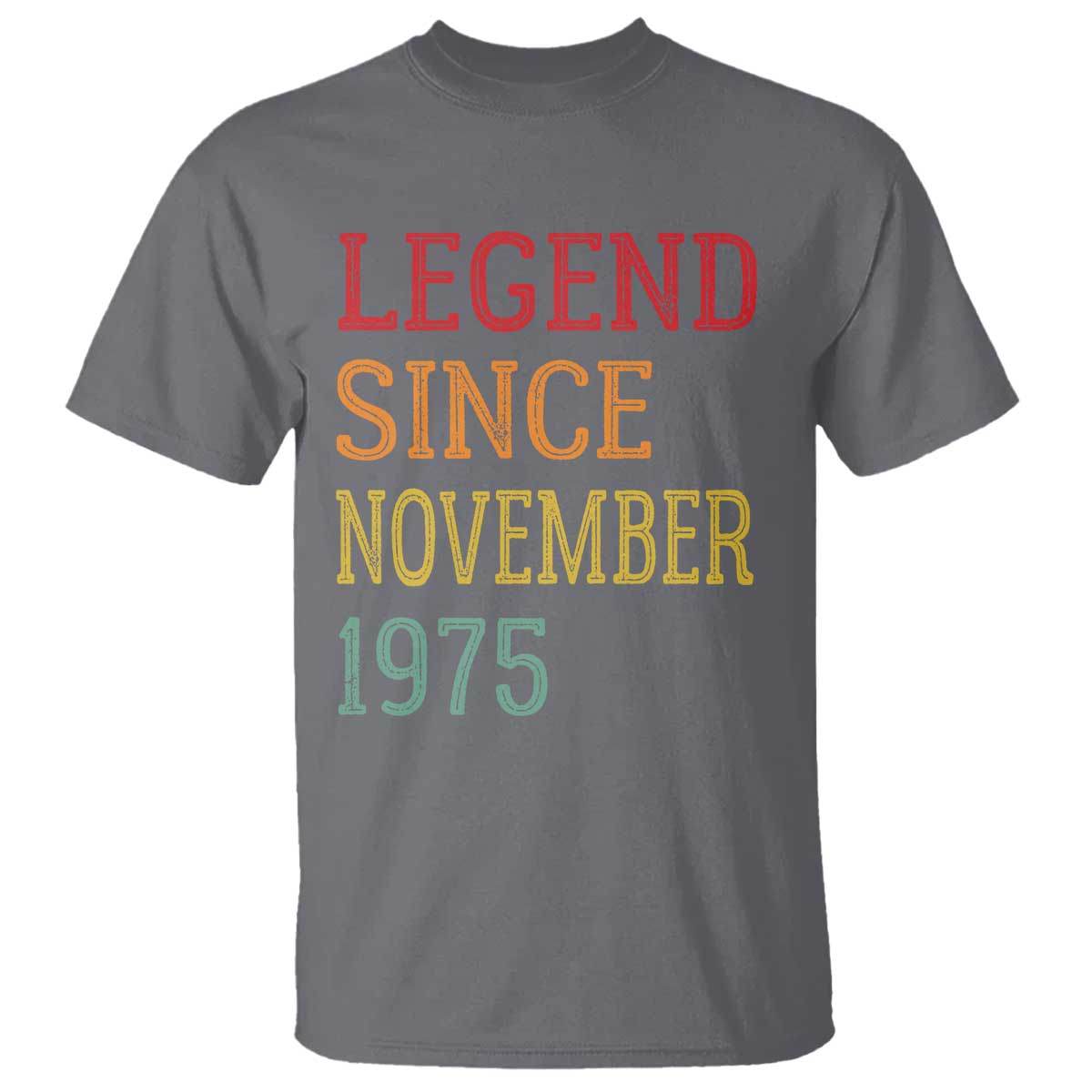 Legend Since November 1975 T Shirt Vintage Retro 50th Birthday Gifts - Wonder Print Shop