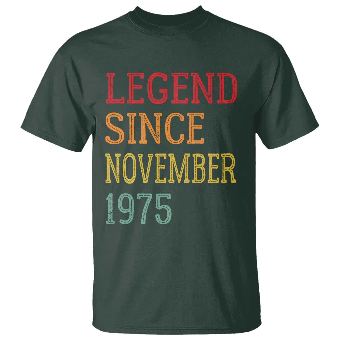 Legend Since November 1975 T Shirt Vintage Retro 50th Birthday Gifts - Wonder Print Shop