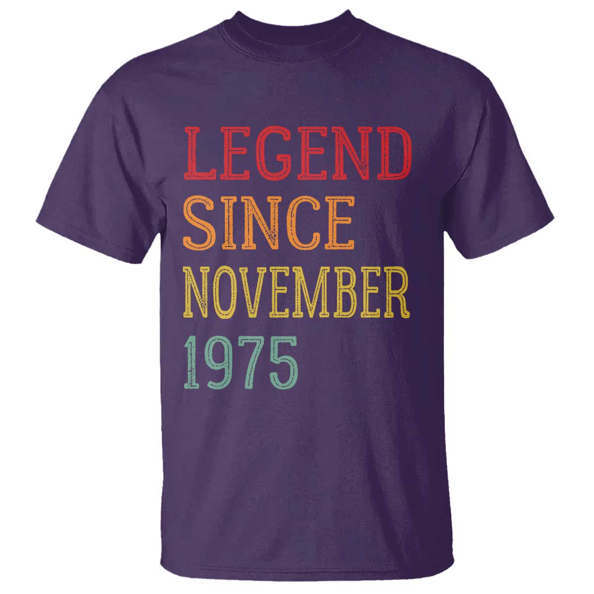 Legend Since November 1975 T Shirt Vintage Retro 50th Birthday Gifts - Wonder Print Shop