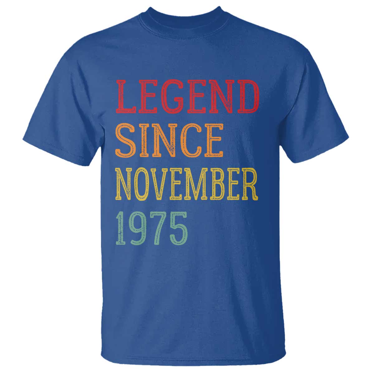 Legend Since November 1975 T Shirt Vintage Retro 50th Birthday Gifts - Wonder Print Shop