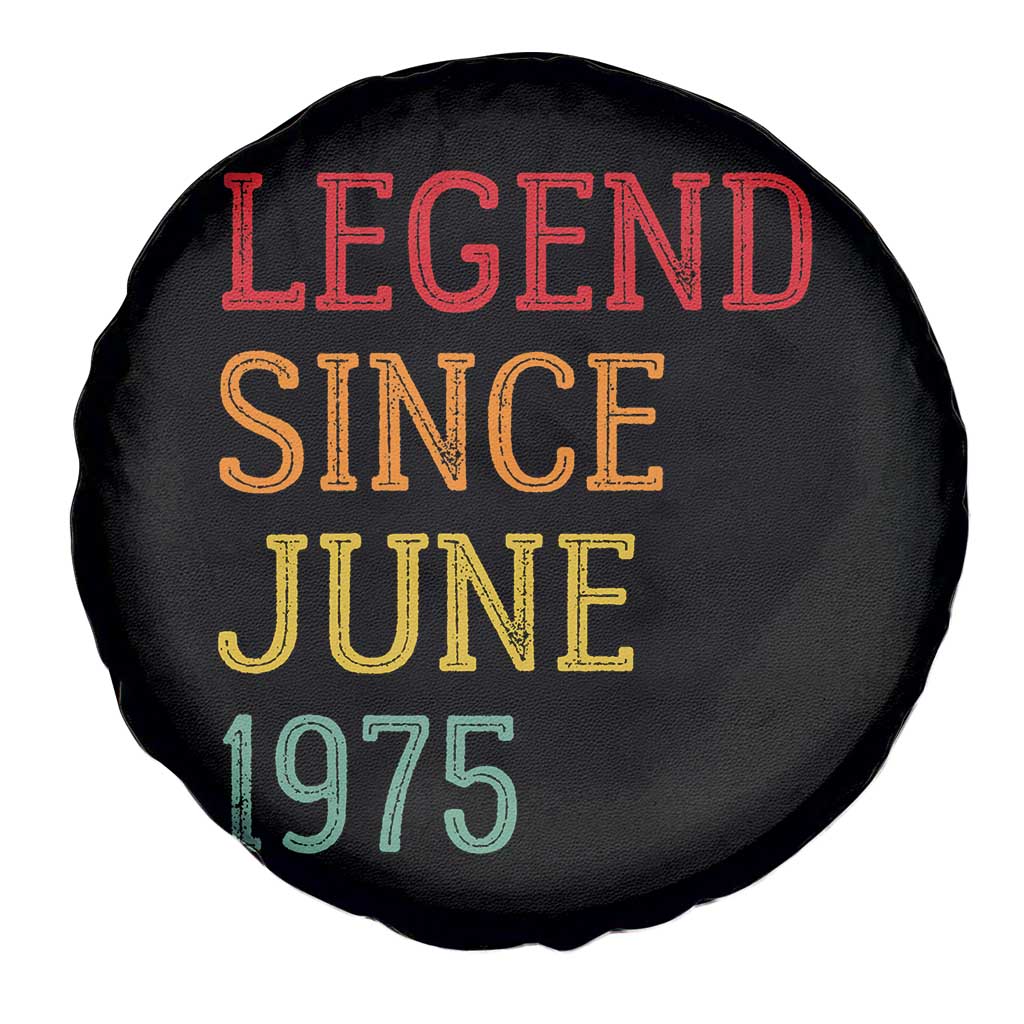 Legend Since June 1975 Spare Tire Cover Vintage Retro 50th Birthday Gifts