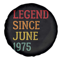 Legend Since June 1975 Spare Tire Cover Vintage Retro 50th Birthday Gifts