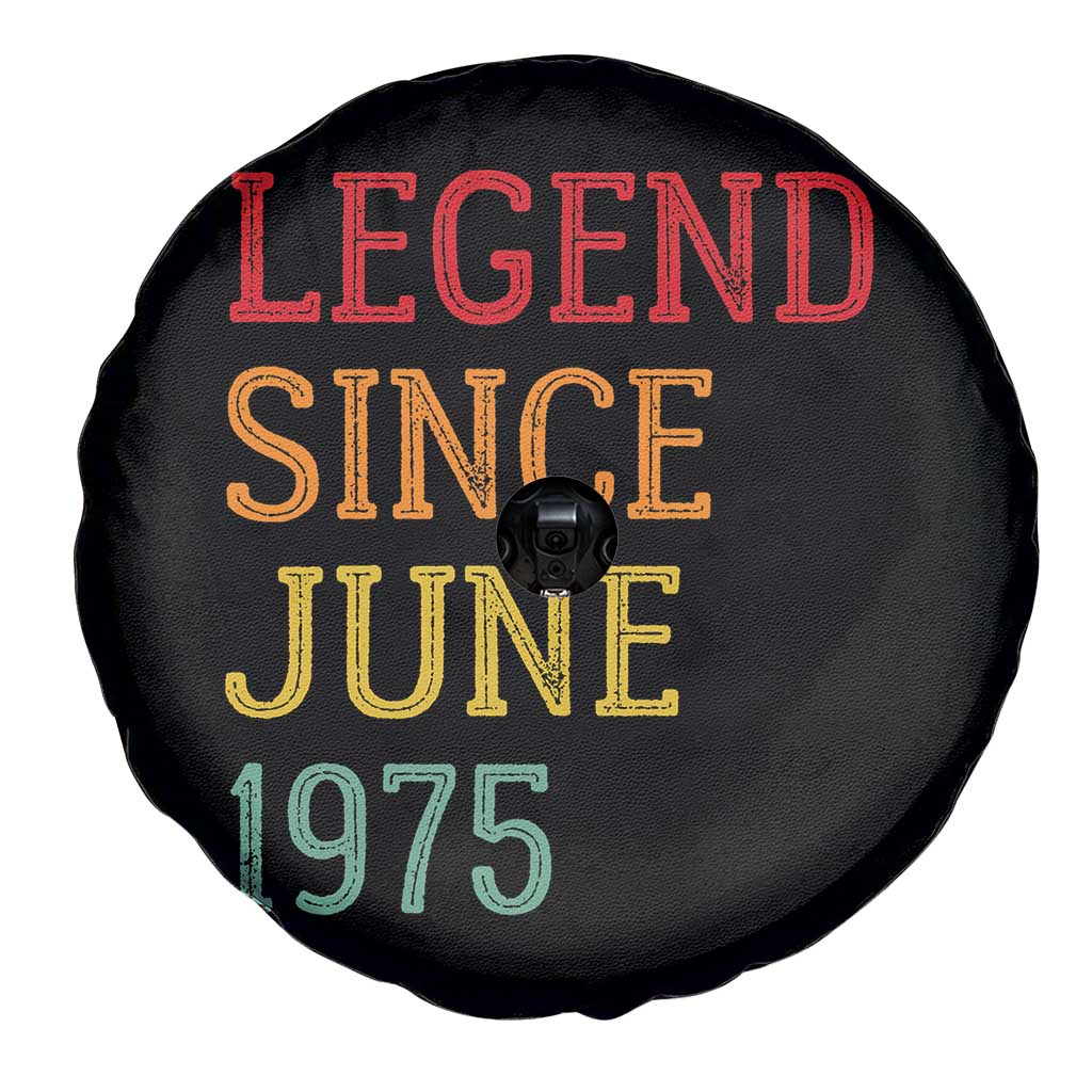 Legend Since June 1975 Spare Tire Cover Vintage Retro 50th Birthday Gifts