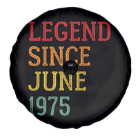 Legend Since June 1975 Spare Tire Cover Vintage Retro 50th Birthday Gifts