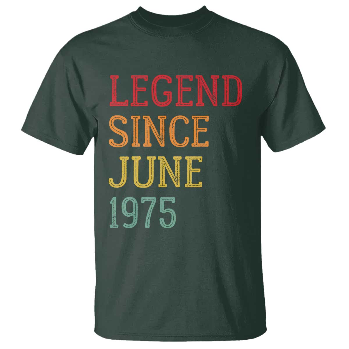 Legend Since June 1975 T Shirt Vintage Retro 50th Birthday Gifts