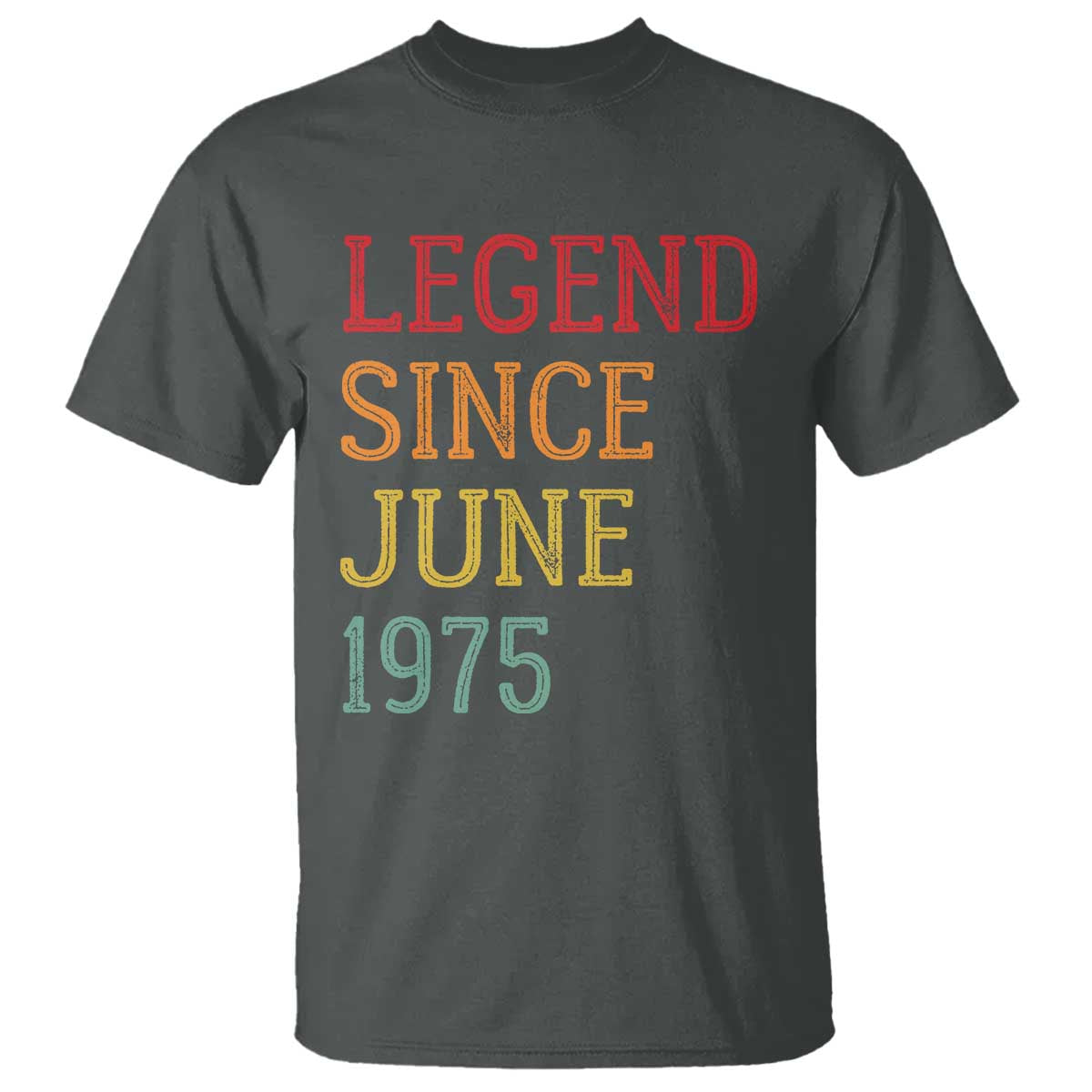 Legend Since June 1975 T Shirt Vintage Retro 50th Birthday Gifts
