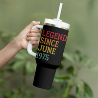 Legend Since June 1975 Tumbler With Handle Vintage Retro 50th Birthday Gifts