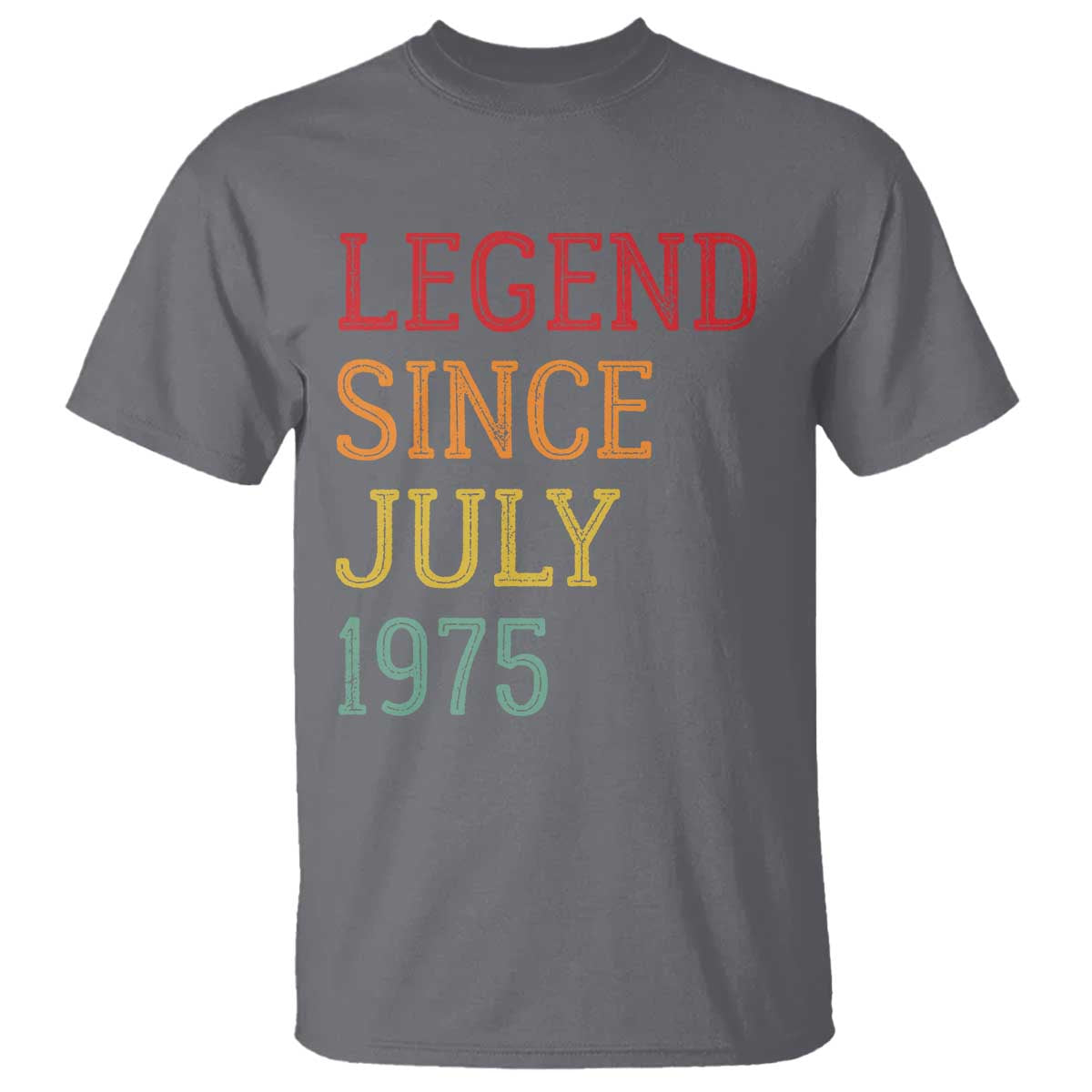 Legend Since July 1975 T Shirt Vintage Retro 50th Birthday Gifts