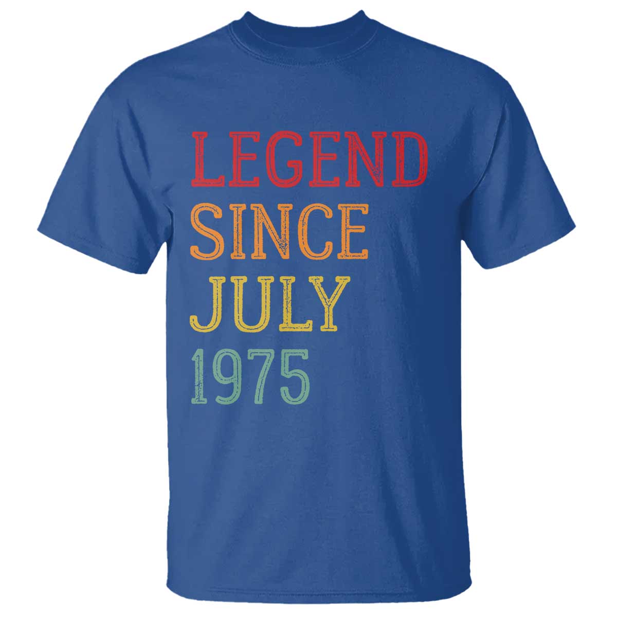 Legend Since July 1975 T Shirt Vintage Retro 50th Birthday Gifts