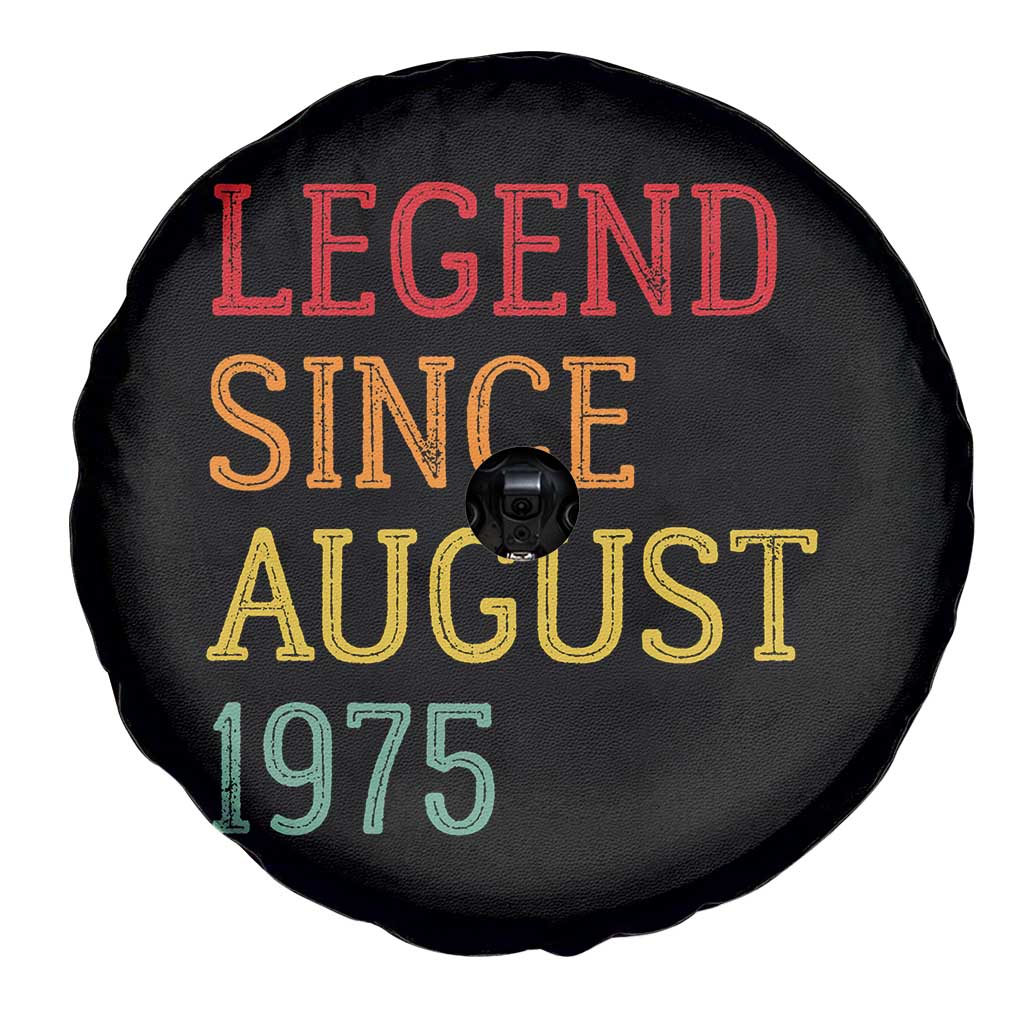 Legend Since August 1975 Spare Tire Cover Vintage Retro 50th Birthday Gifts