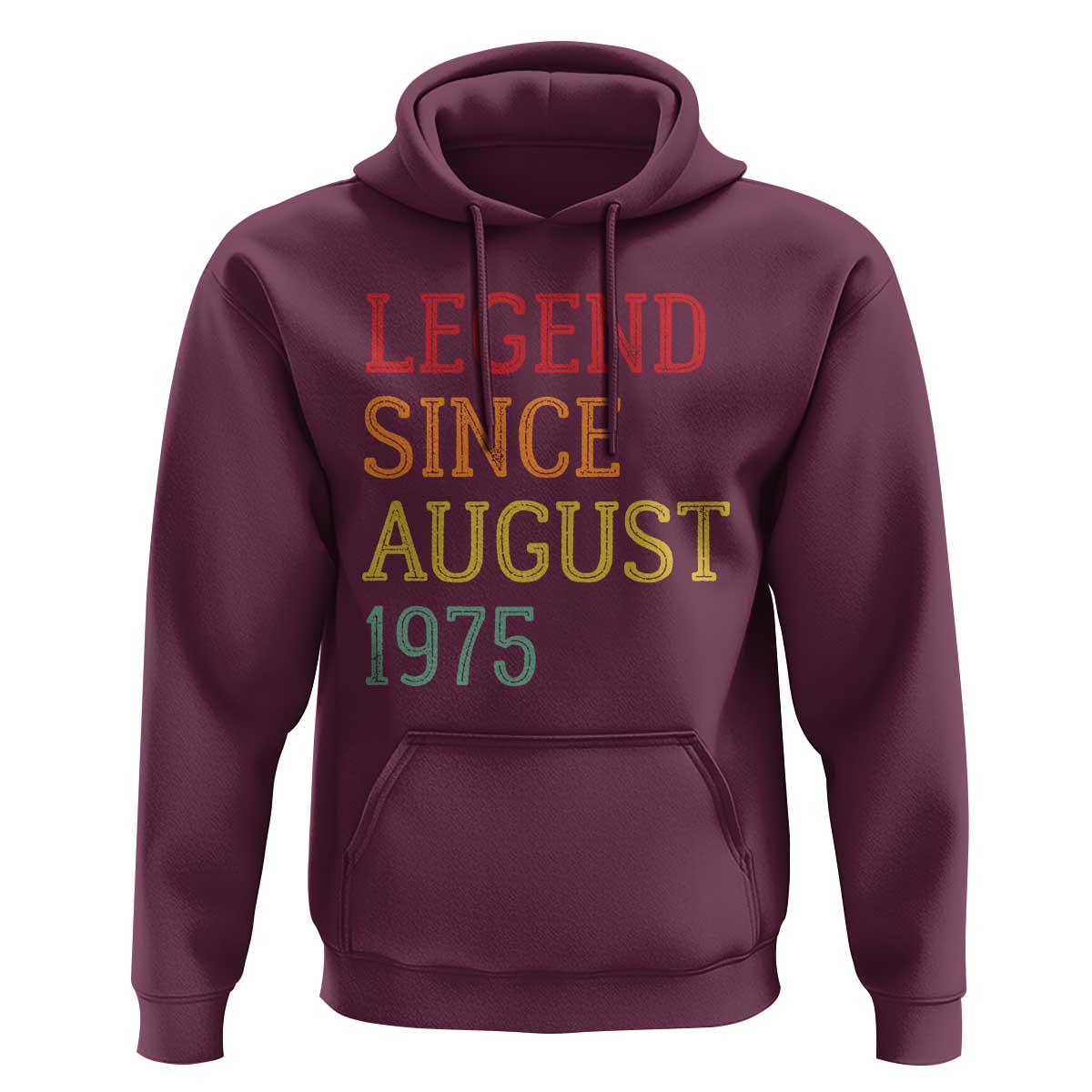 Legend Since August 1975 Hoodie Vintage Retro 50th Birthday Gifts