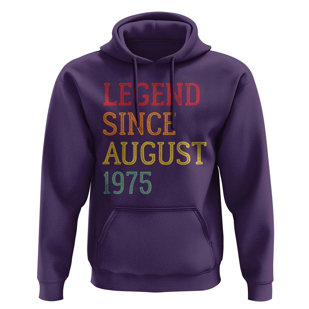 Legend Since August 1975 Hoodie Vintage Retro 50th Birthday Gifts