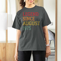Legend Since August 1975 T Shirt For Women Vintage Retro 50th Birthday Gifts