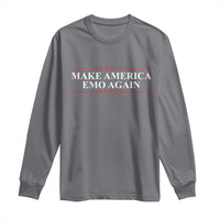 Make America Emo Again Long Sleeve Shirt Funny Goth Gothic US - Wonder Print Shop