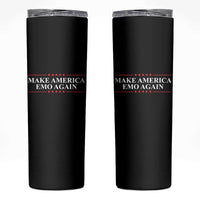 Make America Emo Again Skinny Tumbler Funny Goth Gothic US - Wonder Print Shop