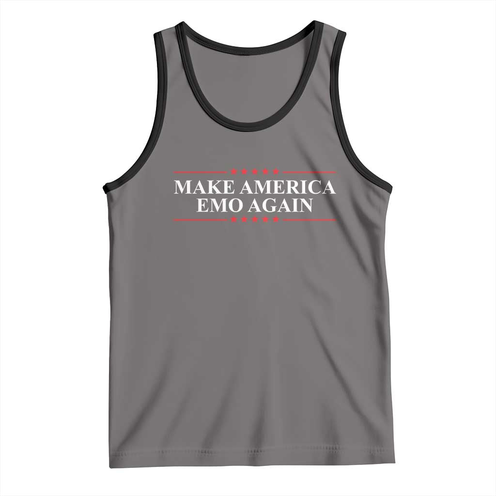 Make America Emo Again Tank Top Funny Goth Gothic US - Wonder Print Shop