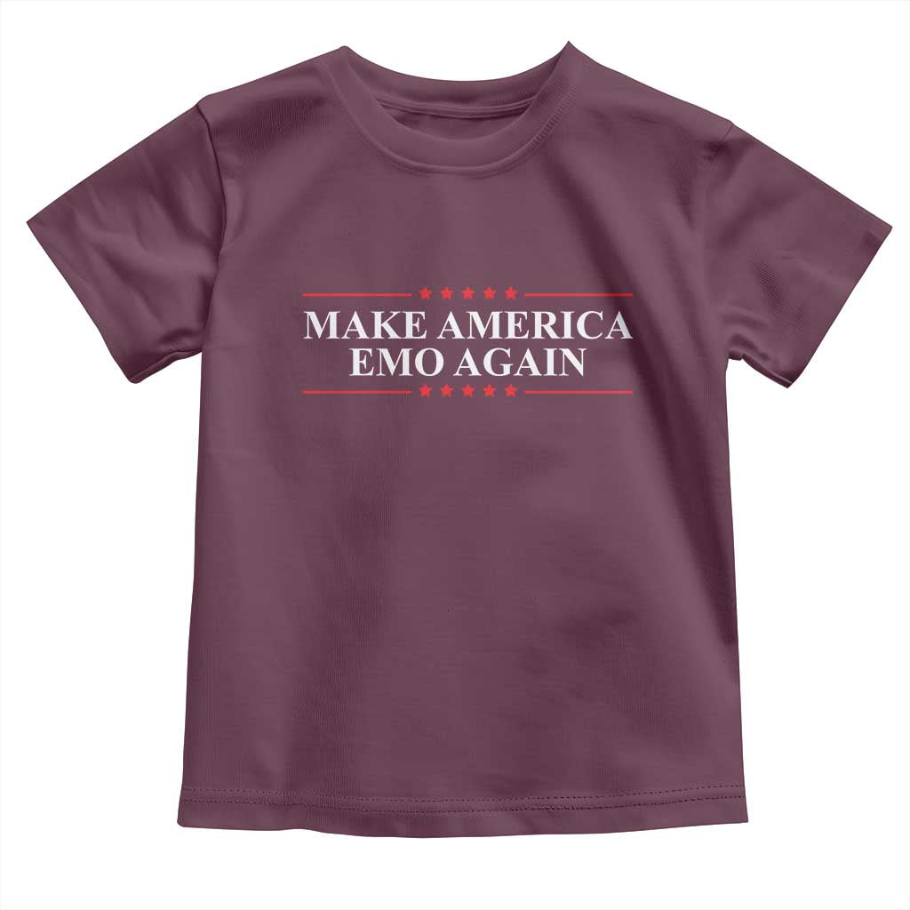Make America Emo Again Toddler T Shirt Funny Goth Gothic US - Wonder Print Shop